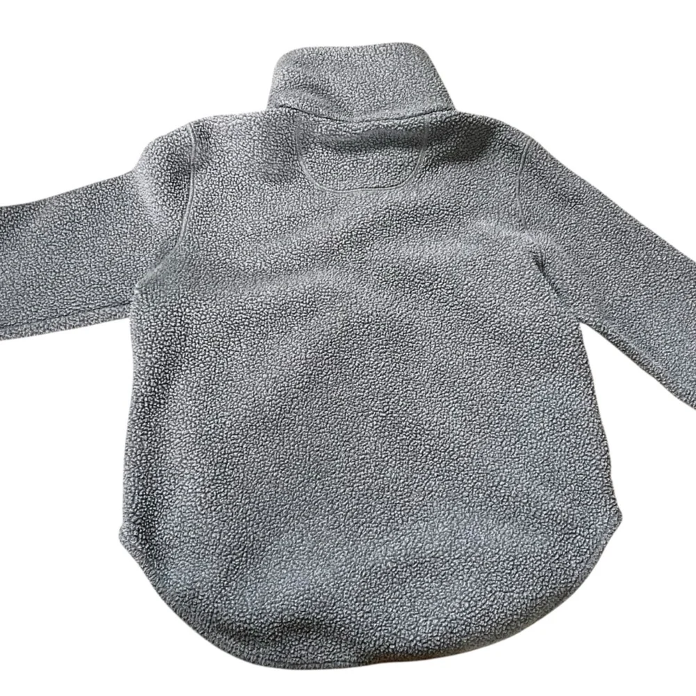 Everlane ReNew Fleece Half-Zip Heathered Gray Size S Women